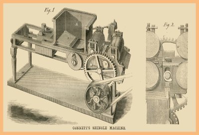 Connetts Schindelmaschine von Unknown Artist