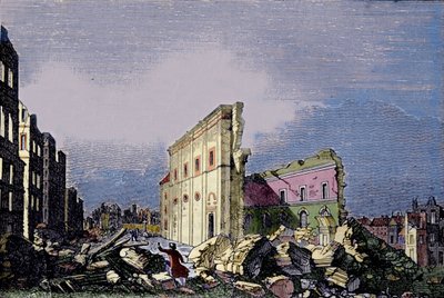 Erdbeben in Lissabon am 1. November von Unknown artist