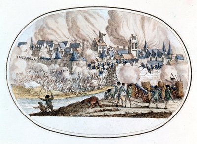 Föderalistische Aufstand. Die Einnahme von Toulon von den Engländern im Jahr 1794, bei der sich der junge Bonaparte auszeichnete von Unknown artist