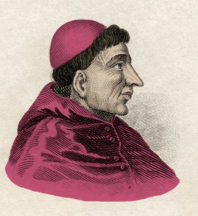 Francisco Jimenez de Cisneros (Gonzalo Jimenez de Cisneros) (1436-1517) Kardinal, religiöser Reformer und spanischer Staatsmann. Gravur aus dem 19. Jahrhundert von Unknown artist