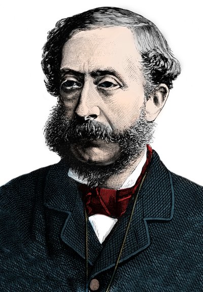 Henry Howard Molyneux Herbert, 4. Earl of Carnarvon (1831-1890) - Porträt von Henry Herbert, 4. Earl of Carnarvon (1831-1890) von Unknown artist