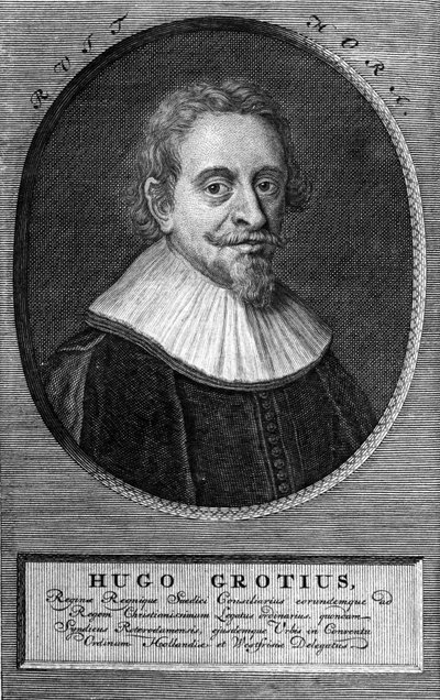 Hugo Grotius (1583-1645) (Huig de Groot), niederländischer Jurist und Diplomat von Unknown artist