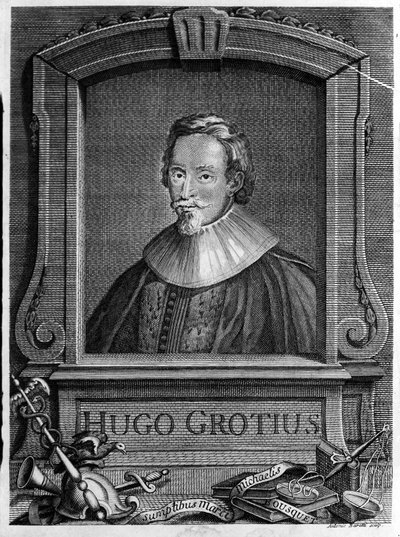 Hugo Grotius (1583-1645) (Huig de Groot), niederländischer Jurist und Diplomat. von Unknown artist