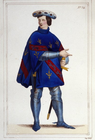 Jacques de Bourbon, Graf von La Marche, Konstabler von Frankreich im Jahr 1354 (? -1361) von Unknown artist