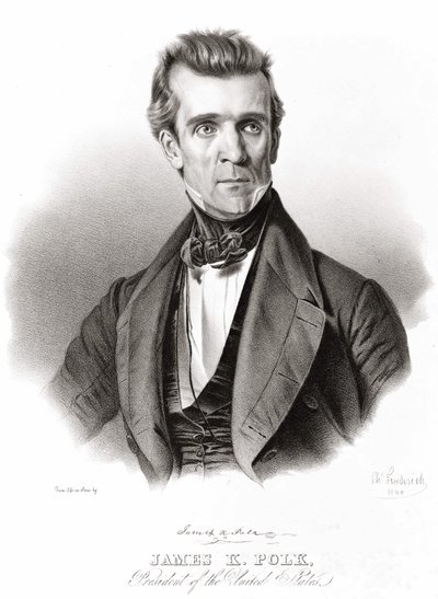 James K. Polk, Präsident der Vereinigten Staaten von Unknown artist