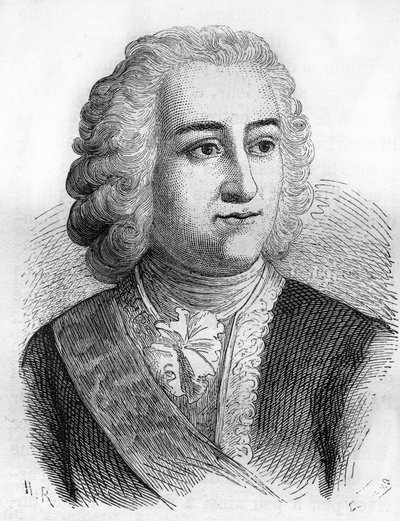 Joseph François Dupleix (1697-1763), französischer Kolonialverwalter von Unknown artist