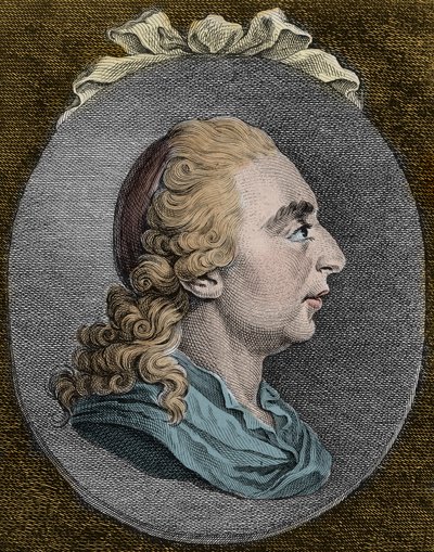 Joseph Freiherr von Sonnenfels (1732-1817) österreichischer und deutscher Jurist und Schriftsteller - Gravur von Unknown artist