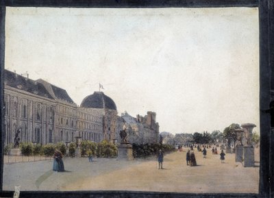 Die Tuilerien - in „Ansichten von Paris für Panoptic Polyorama“, ca. 1850 von Unknown artist