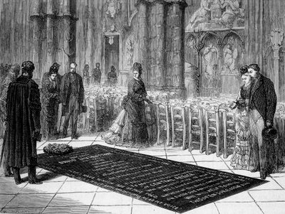 Livingstone-Grab in der Westminster Abbey - „Livingstone