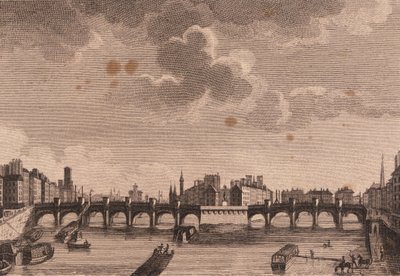 Paris, Pont Neuf und die Île de la Cité an der Seine von Unknown artist