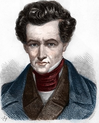 Porträt von Armand Carrel (1800-1836), französischer Journalist. von Unknown artist