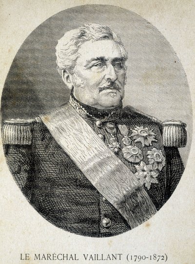 Porträt von Maréchal Vaillant (1790 - 1872) - in „Les Contemporains“ von Unknown artist