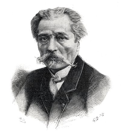 Porträt von Aime Millet, französischer Bildhauer, Graveur, Medailleur und Maler (1819-1891) von Unknown artist