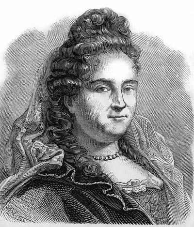 Porträt von Anne Lefebvre, Mme Dacier. Französische Gelehrte (1647-1720). von Unknown artist