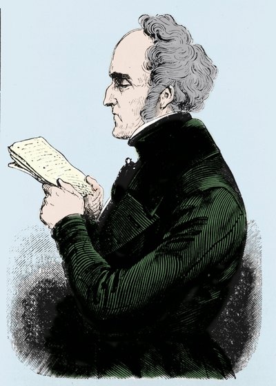 Porträt von Charles Fourier (1772-1837), französischer sozialistischer Theoretiker von Unknown artist