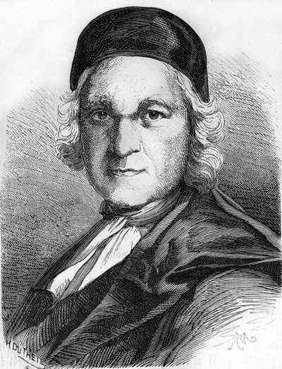 Porträt von Charles de Marguetel de Saint-Denis de Saint-Evremond (1613-1703), französischer Schriftsteller von Unknown artist