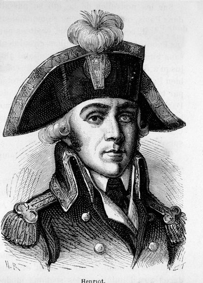 Porträt von Francois Hanriot (1761-1794), französischer Revolutionär von Unknown artist