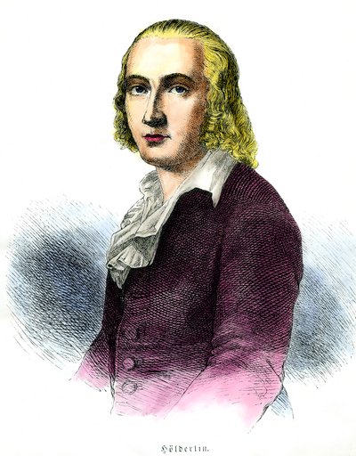 Porträt von Friedrich Hölderlin von Unknown artist