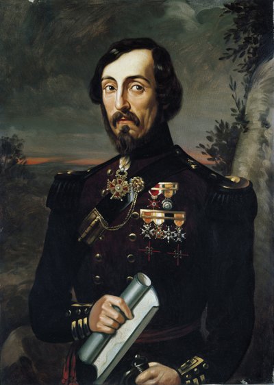 Porträt von General Giacomo Durando von Unknown Artist