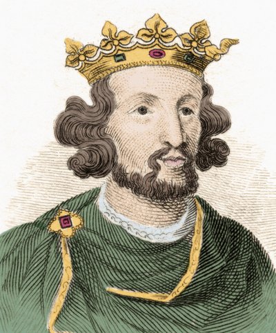 Porträt von Heinrich III. Plantagenet (1207-1272), König von England von Unknown artist
