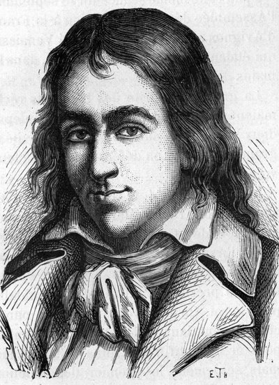 Porträt von Jacques René Hébert, französischer Journalist und Politiker (1757-1794) von Unknown artist