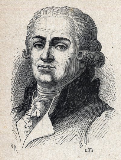 Porträt von Jacques de Cazales, französischer Redner von Unknown artist