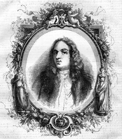 Porträt von Jean Antoine Watteau (1684-1721), französischer Maler von Unknown artist