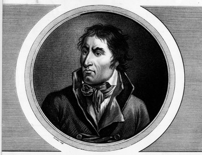 Porträt von Jean Baptiste Carrier (1756 - 1794), französischer Politiker. Gravur in „Komplette Sammlung historischer Gemälde der Französischen Revolution, in drei Bänden.“ 1804 von Unknown artist