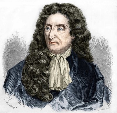 Porträt von Jean de La Fontaine (1621-1695), französischer Dichter von Unknown artist