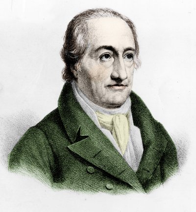 Porträt von Johann Wolfgang von Goethe (1749-1832) von Unknown artist