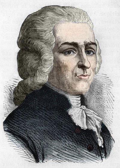 Porträt von Joseph Ignace Guillotin (1738-1814), französischer Arzt und Politiker von Unknown artist