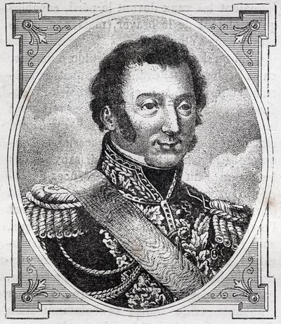 Porträt von Louis Auguste Victor de Ghaisne de Bourmont (1773-1846), Marschall von Frankreich von Unknown artist