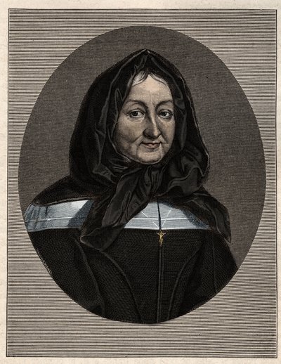 Porträt von Madame Marie de Rubelles, Dame von Miramion (1629-96) Gründerin der Töchter der Heiligen Familie von Unknown artist