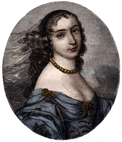 Porträt von Marguerite Hessein, Madame de la Sablière, französische Salonnière von Unknown artist