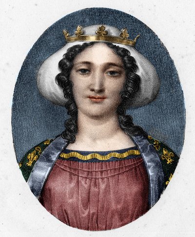 Porträt von Margarete von der Provence (1221 - 1295), Königin von Frankreich von Unknown artist