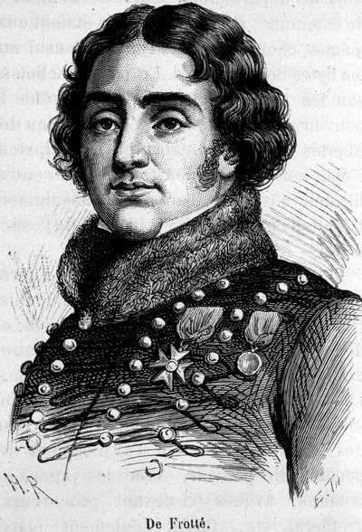 Porträt von Marie Pierre Louis, Graf De Frotté (1755-1800), Anführer der normannischen Chouannerie, er wurde von Bonaparte erschossen von Unknown artist