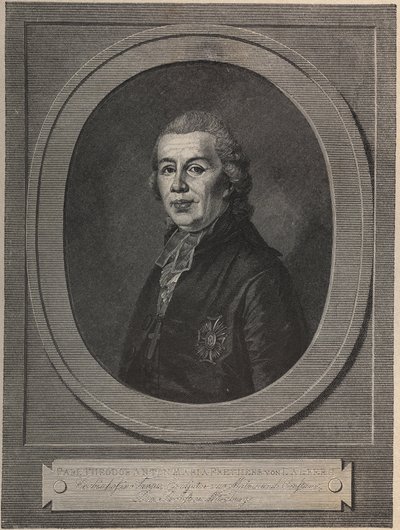 Porträt von Prinz Karl Theodor von Dalberg (1744-1817), Erzbischof und Staatsmann, Schriftsteller und Philosoph von Unknown artist