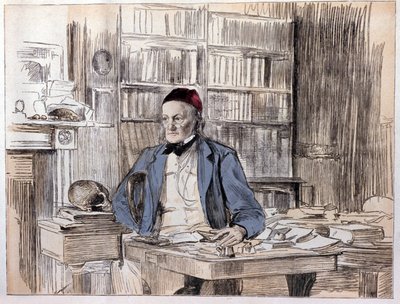 Porträt von Richard Owen (1810-1890), englischer Naturforscher. von Unknown artist