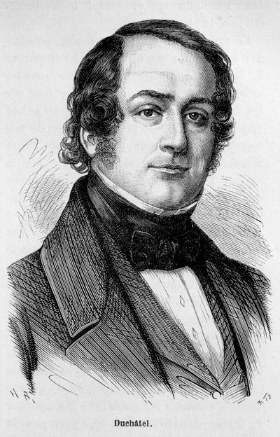 Porträt von Tanneguy Duchatel (1803-1867), französischer Politiker. von Unknown artist