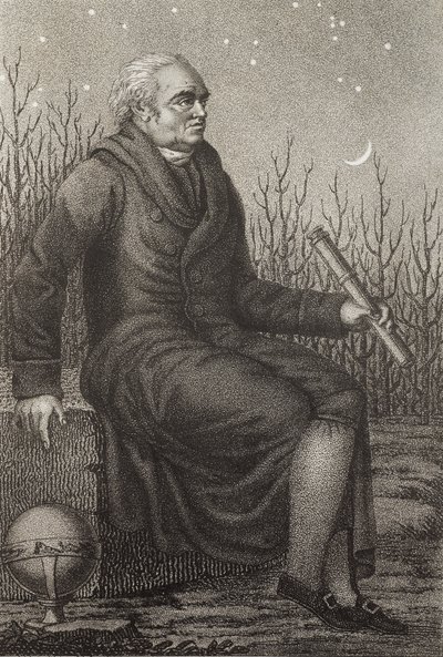 Porträt von William Herschel (1738-1822) deutsch-britischer Astronom von Unknown artist