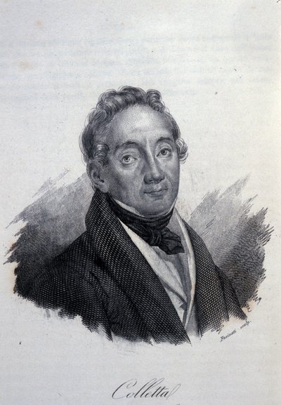 Porträt des italienischen Patrioten und Historikers Pietro Colletta (1775-1831) (19. Jahrhundert) von Unknown artist