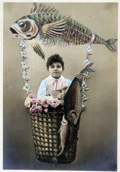 Postkarte vom 1. April, frühes 20. Jahrhundert von Unknown Artist
