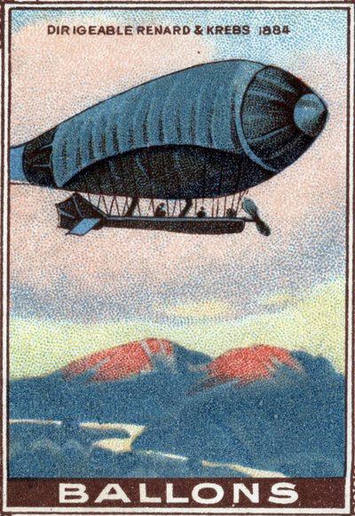 Renard und Krebs Luftschiffballon von Unknown Artist
