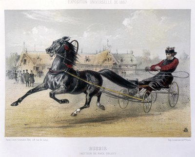 Russland: Orloff-Traber - in „The Centaur“ 1867 von Unknown artist