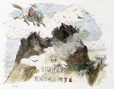 Märchen: Das verzauberte Pferd - in „Tausendundeine Nacht“, ed. Emile Guérin, erzählt von Md Bondet, Paris, n.d. von Unknown artist