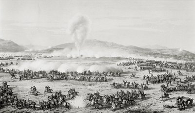 Die Schlacht von Tetouan, 4. Februar von Unknown artist