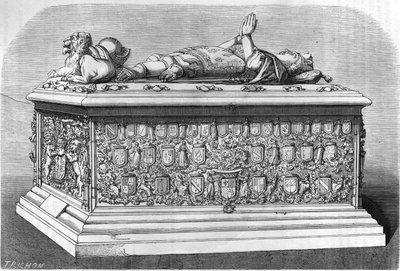 Grab von Karl dem Kühnen, Herzog von Burgund (1433-1477). von Unknown artist