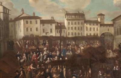Ansicht des Grand Marché Verziere in Mailand von Unknown Artist