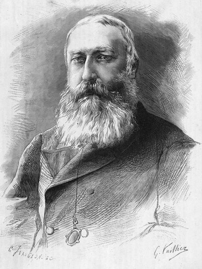 Porträt von Leopold II (1835-1909). König der Belgier (1865-1909). von Unknown artist
