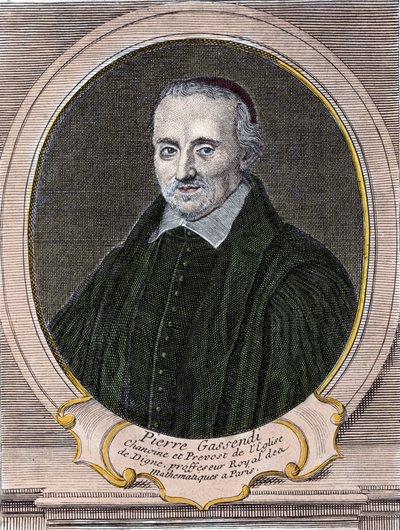 Porträt von Pierre Gassendi (1592-1655), französischer Philosoph, Astronom, Mathematiker und Physiker. von Unknown artist